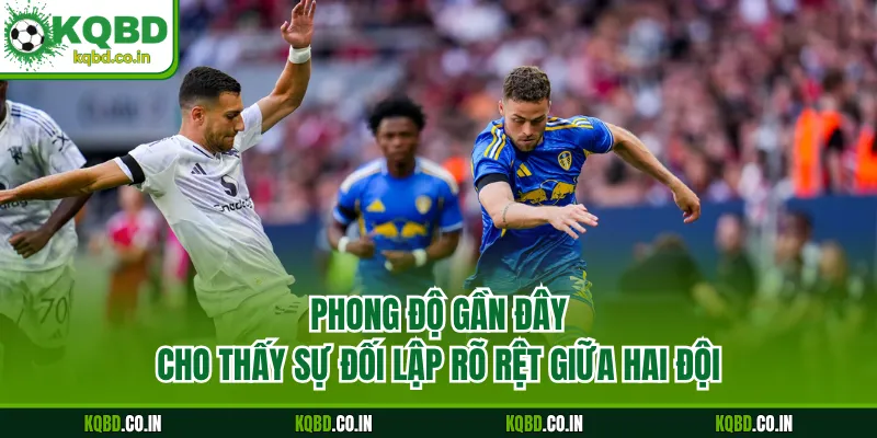 Phong độ gần đây cho thấy sự đối lập rõ rệt giữa hai đội
