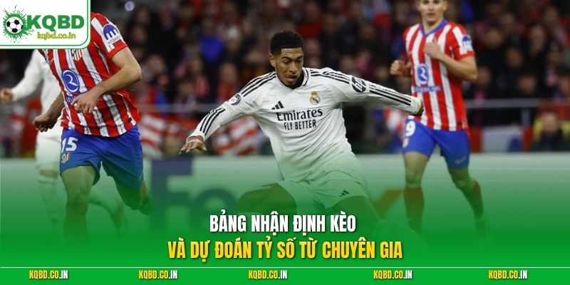 Bảng nhận định kèo và dự đoán tỷ số từ chuyên gia