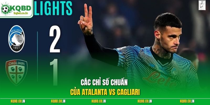 Các chỉ số chuẩn của Atalanta vs Cagliari