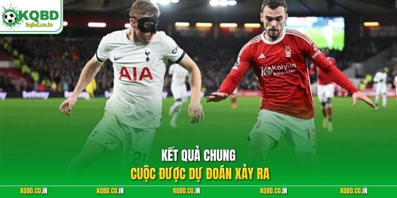 Kết quả chung cuộc được dự đoán xảy ra