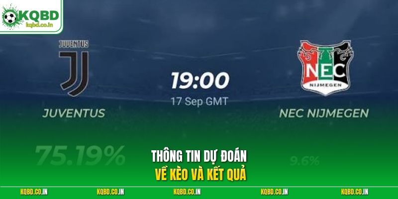 Thông tin dự đoán về kèo và kết quả