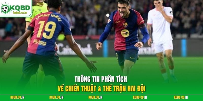 Thông tin phân tích về chiến thuật & thế trận hai đội